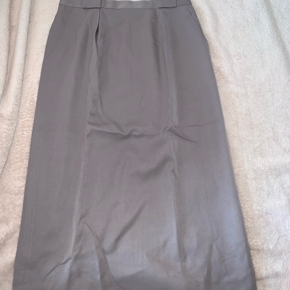 Gray size 14 wool  skirt - Picture 1 of 3